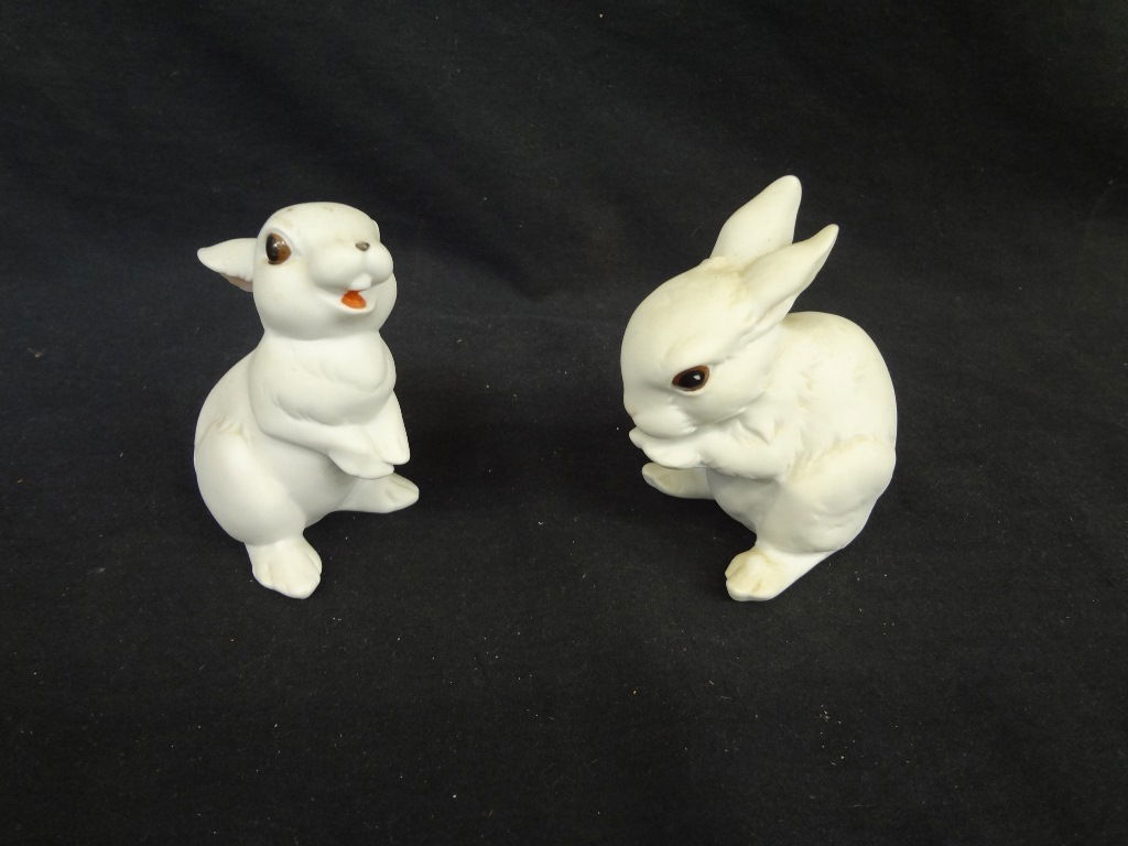 (2) Bunny Kaiser West Germany Bisque Porcelain (1 of 4)