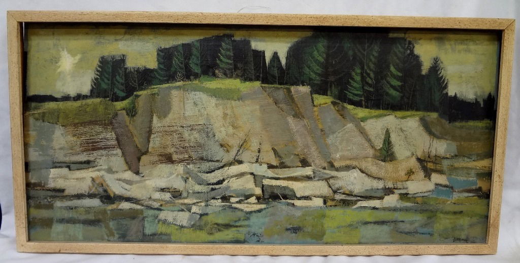 Kenneth J. Lipstrem Original Oil on Canvas Landscape (1 of 4)