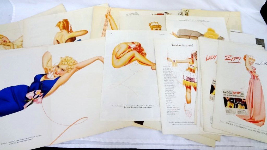 George Petty Pin-Up Girl Pull Outs (27) in all: 1940's (1 of 5)