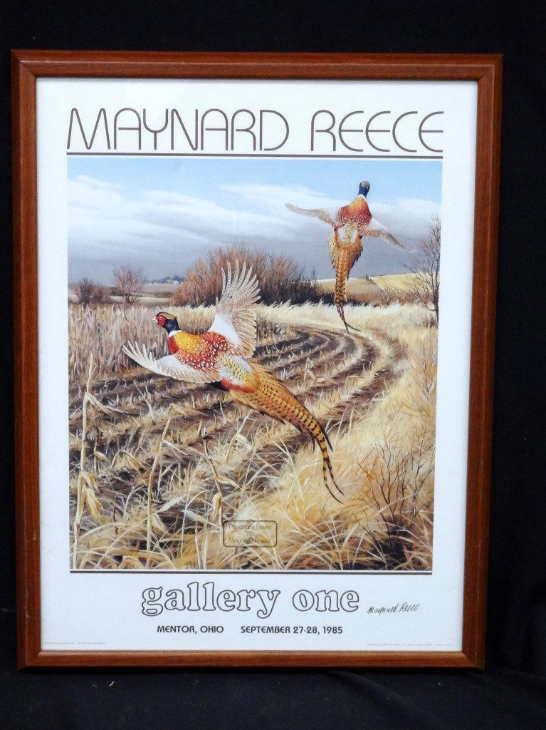 Maynard Reese Gallery One Signed Duck Lithograph 1985 (1 of 2)