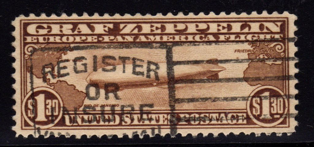 United States Scott C14 F-VF Used Zeppelin SCV.$375 (1 of 1)