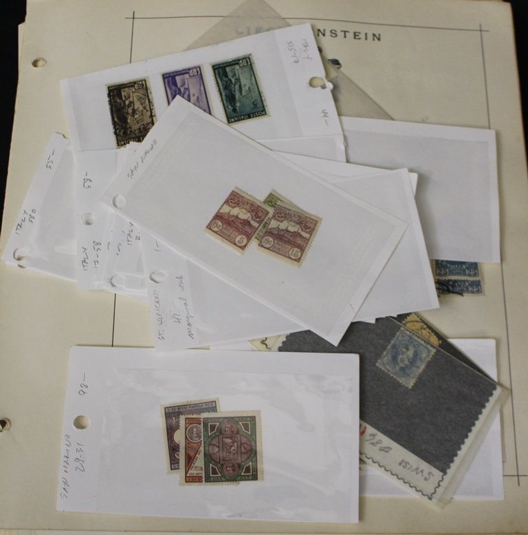 France Liechtenstein Luxembourg Stamp Collection: Several hundred stamps, unused and used, mostly the latter on Scott specialty pages. Slightly remaindered but still plenty of good complete sets and singles in the $2-30 range with scattered better. G