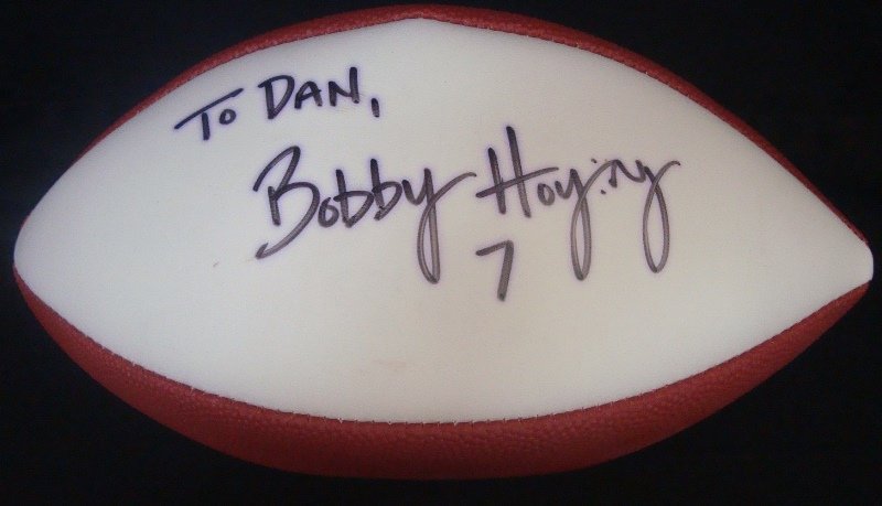 Bobby Hoying Signed & Inscribed OSU Football (1 of 2)