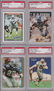 Emmitt Smith PSA Graded Card Lot of (8) Cards