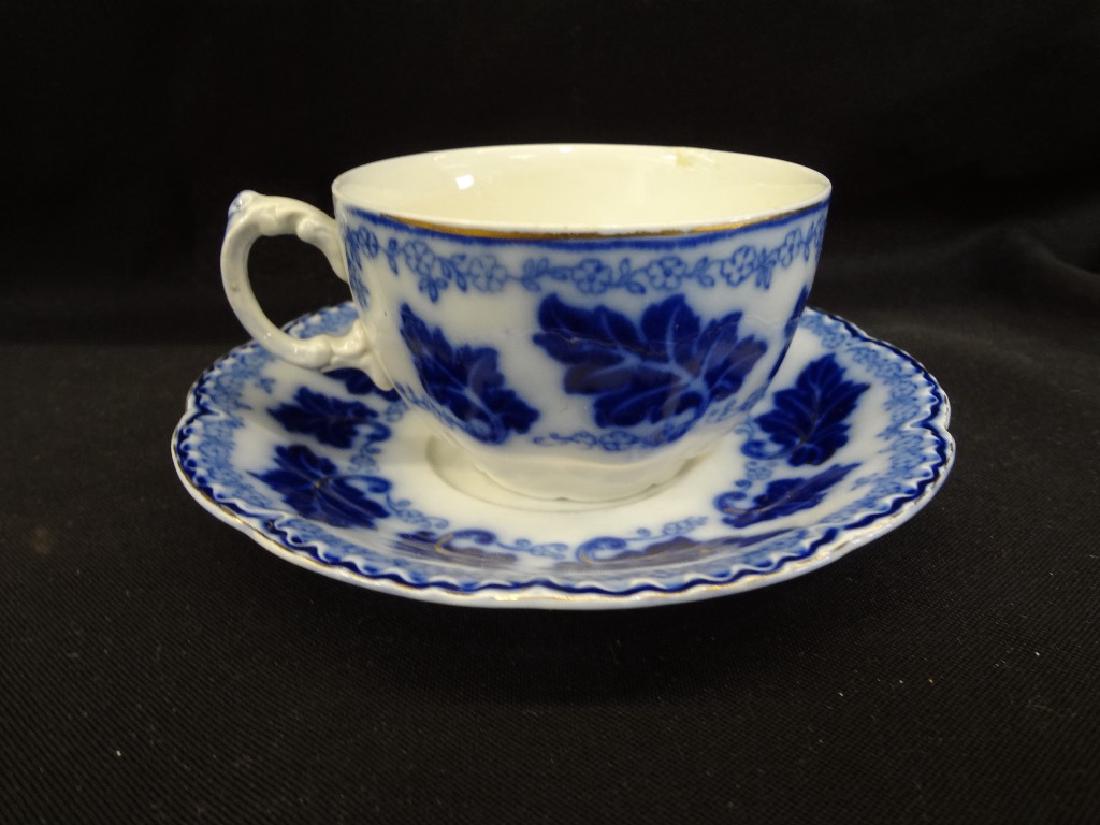 Normandy Flow Blue Tea Cup and Saucer Johnson Brothers (1 of 5)