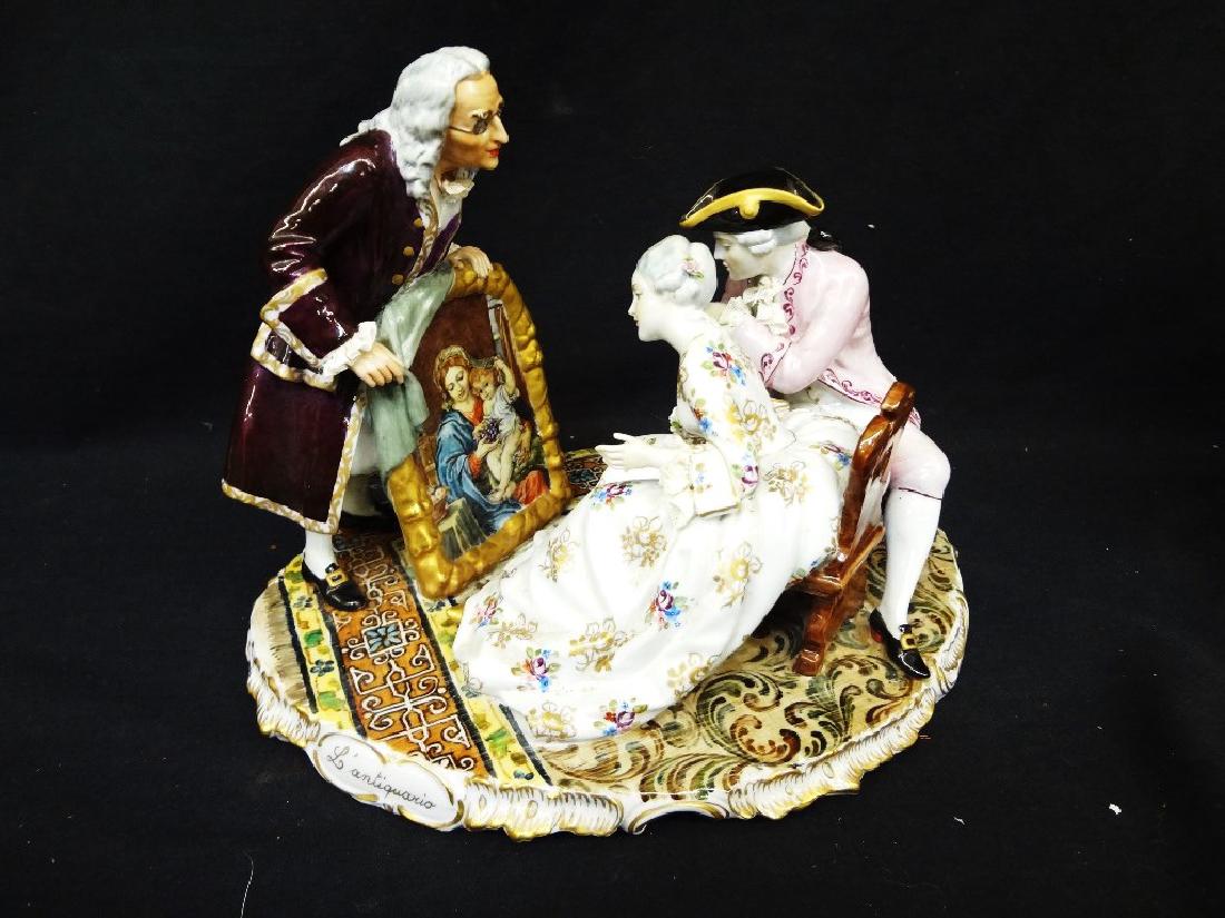 Luigi Fabris Large Italian Porcelain Figural Group (1 of 6)