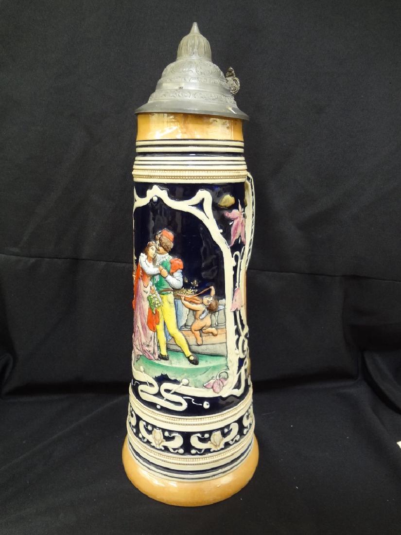 Albert Jacob Thewalt German Stein 19.5 inches tall: Albert Jacob Thewalt German Stein 19.5 inches tall: Lovely German Stein standing 19.5 inches tall. Mark on bottom 1930-1990.