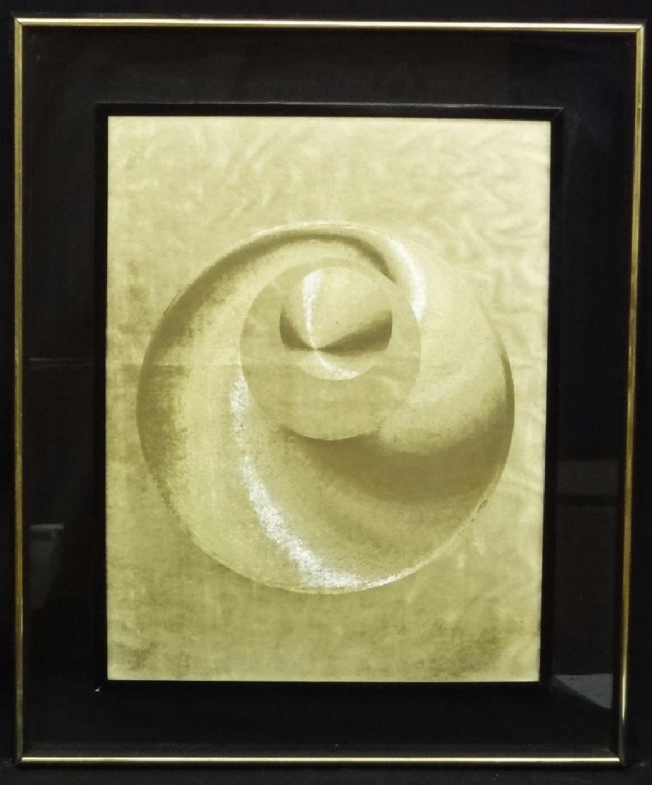 Patrick Dupre Op-Art Foil Composition "Within a Circle" (1 of 4)