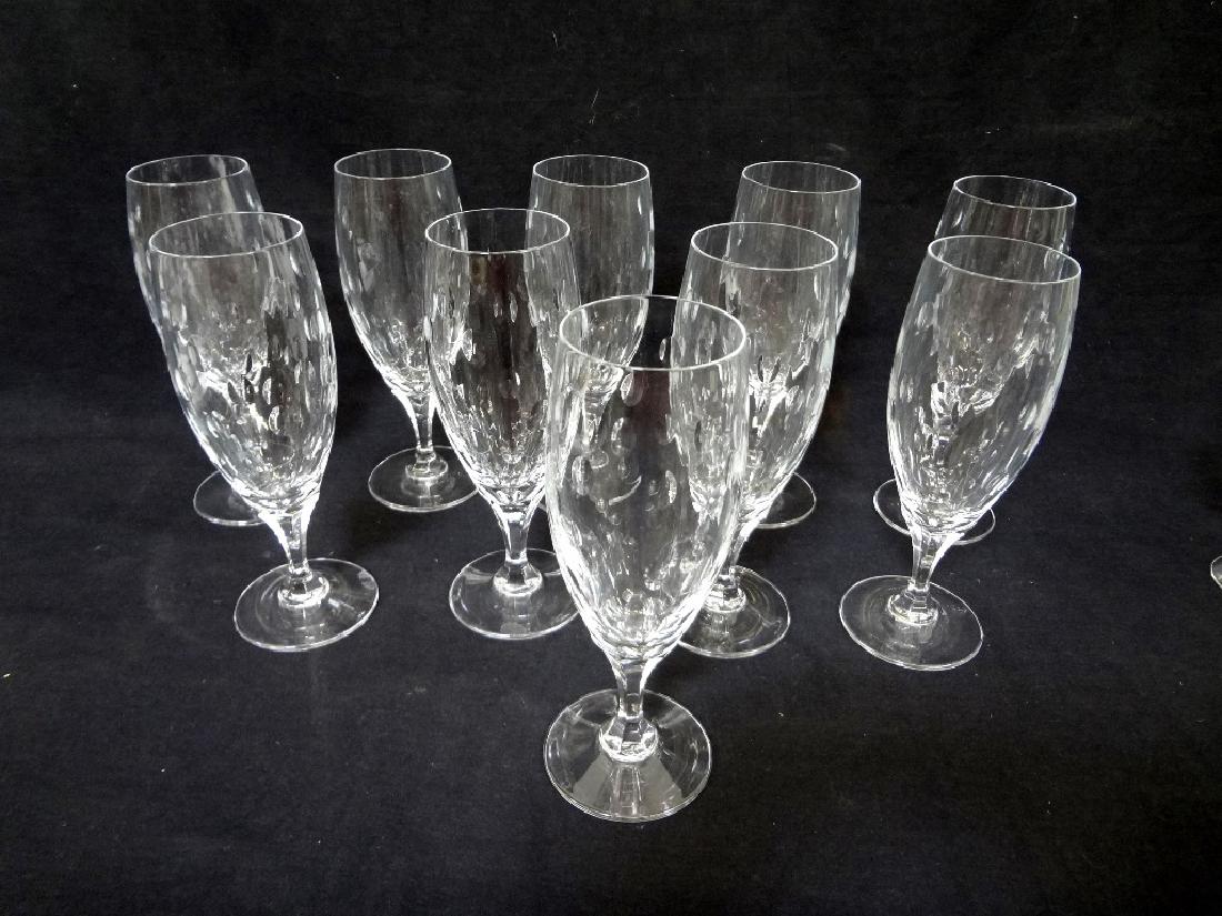 (10) Crystal Thumbprint Stemware 8.5 inches tall (1 of 4)