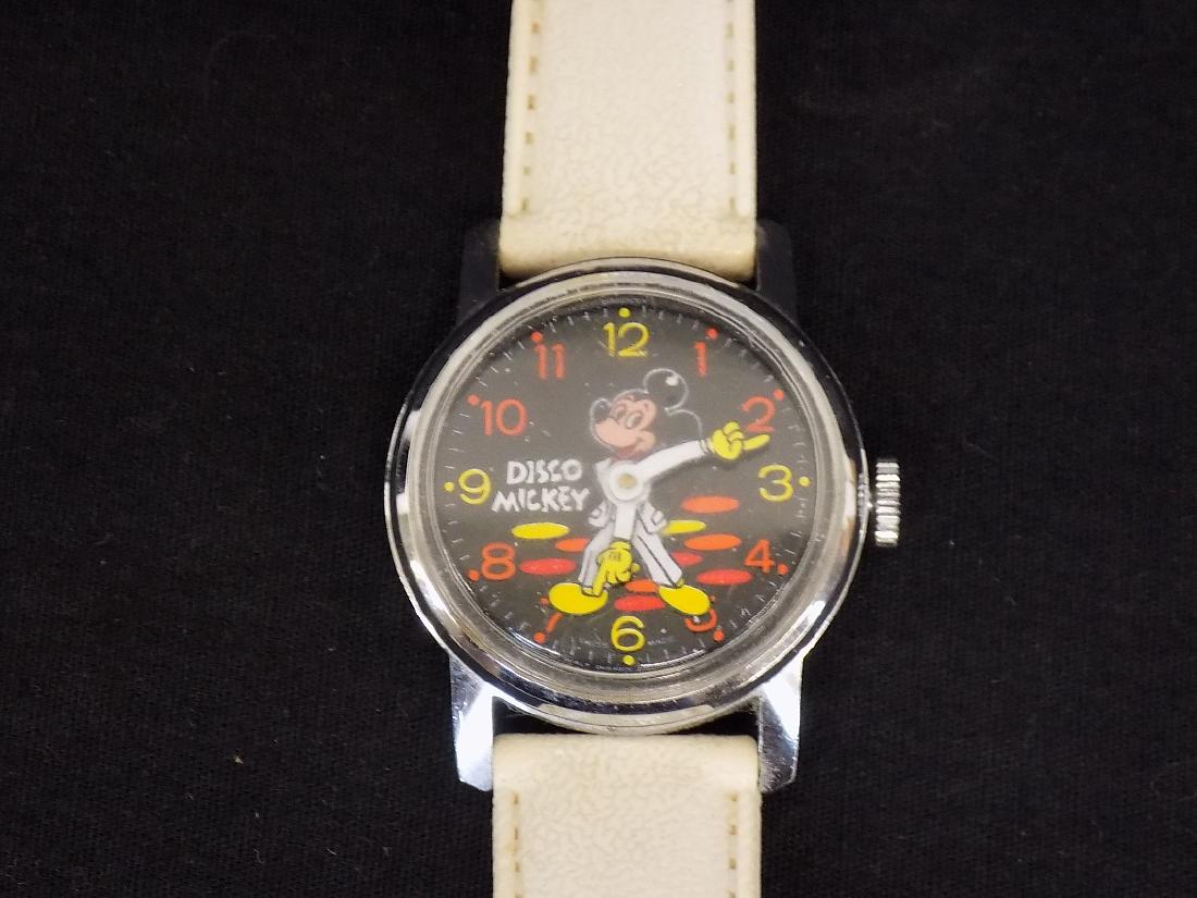 Classic 1970's Mickey Mouse Disco Wrist Watch: Classic 1970's Mickey Mouse Disco Wrist Watch Functionality unknown