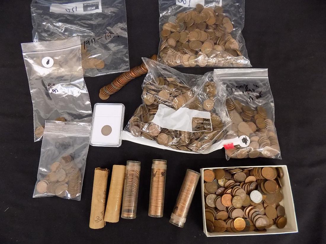 11 Pounds of Lincoln Wheat Pennies (1 of 3)