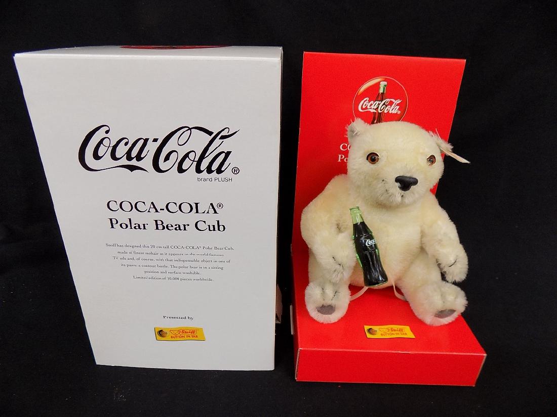 2000 Steiff Coca-Cola Polar Bear Cub Bear #666032 (1 of 2)