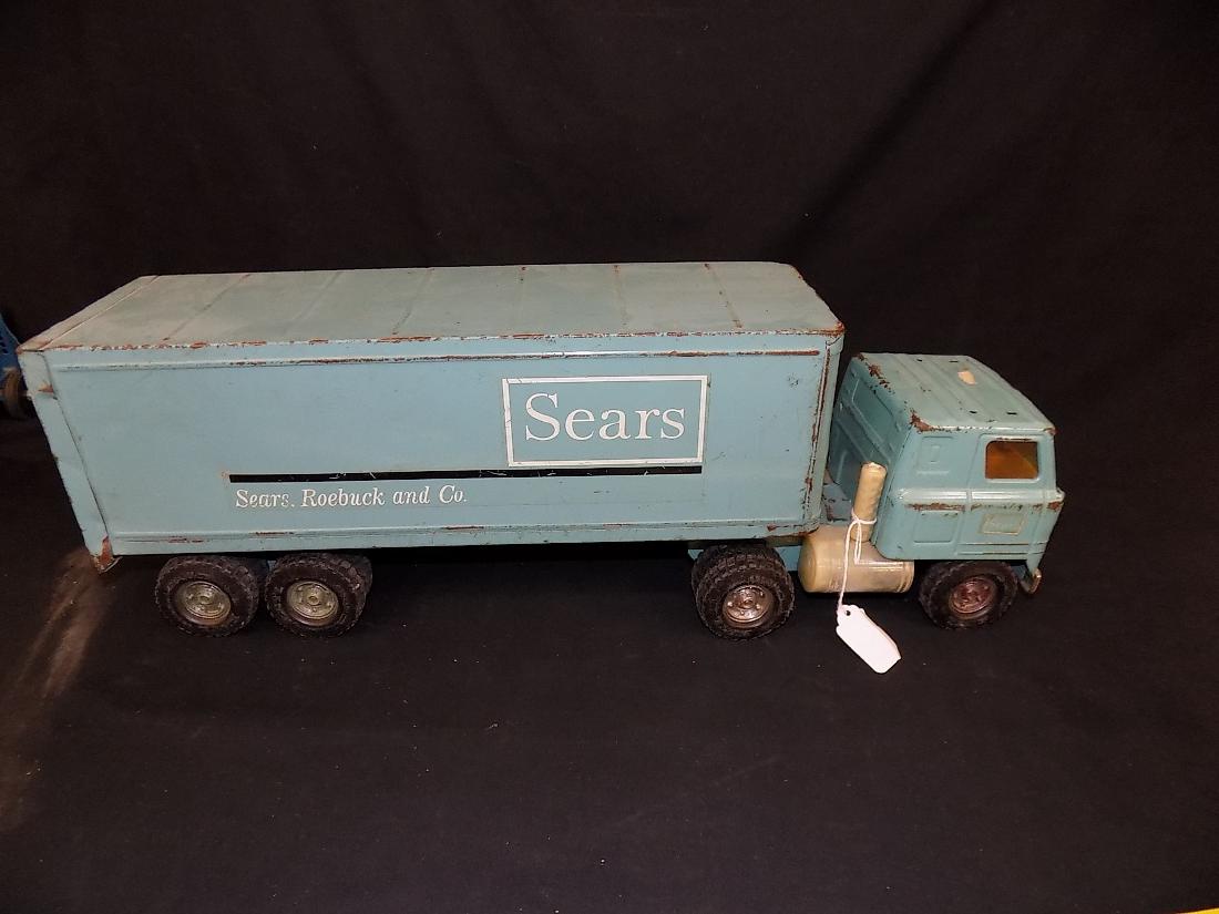 Vintage Pressed Steel Sears Roebuck and Co. Tractor (1 of 3)