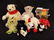 Lot of 7 Steiff Collectibles Pull toy, Keychain, Teddy