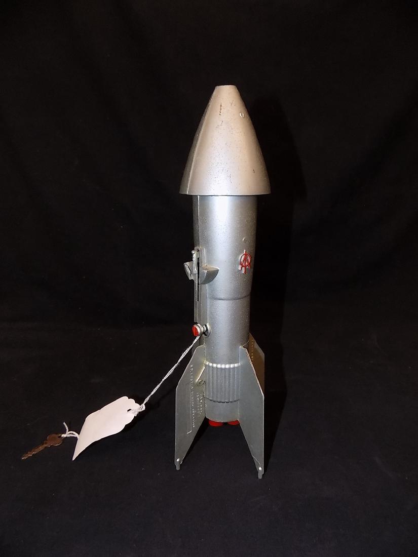 Mechanical ASTRO Mfg.1950's GUIDED MISSILE BANK W/Key (1 of 5)