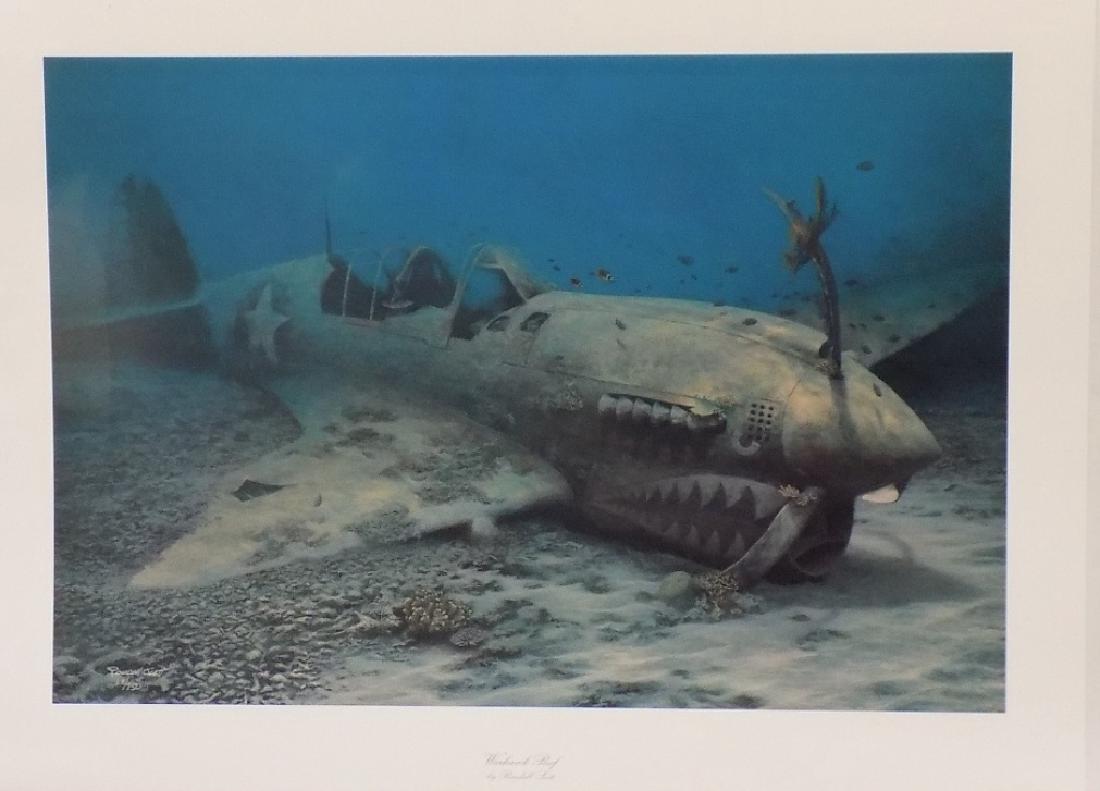 Warhawk Reef P-40N Military Print by Randall Scott (1 of 5)