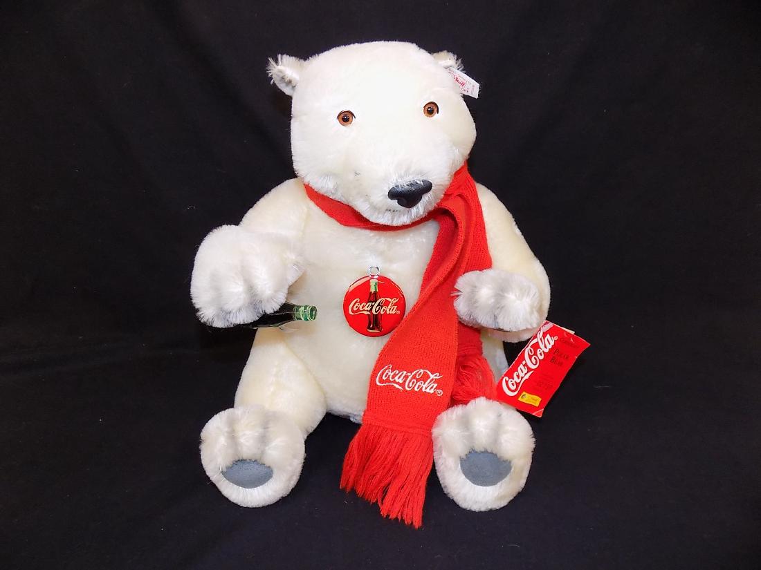 STEIFF LIMITED EDITION COCA COLA POLAR BEAR MOHAIR (1 of 4)