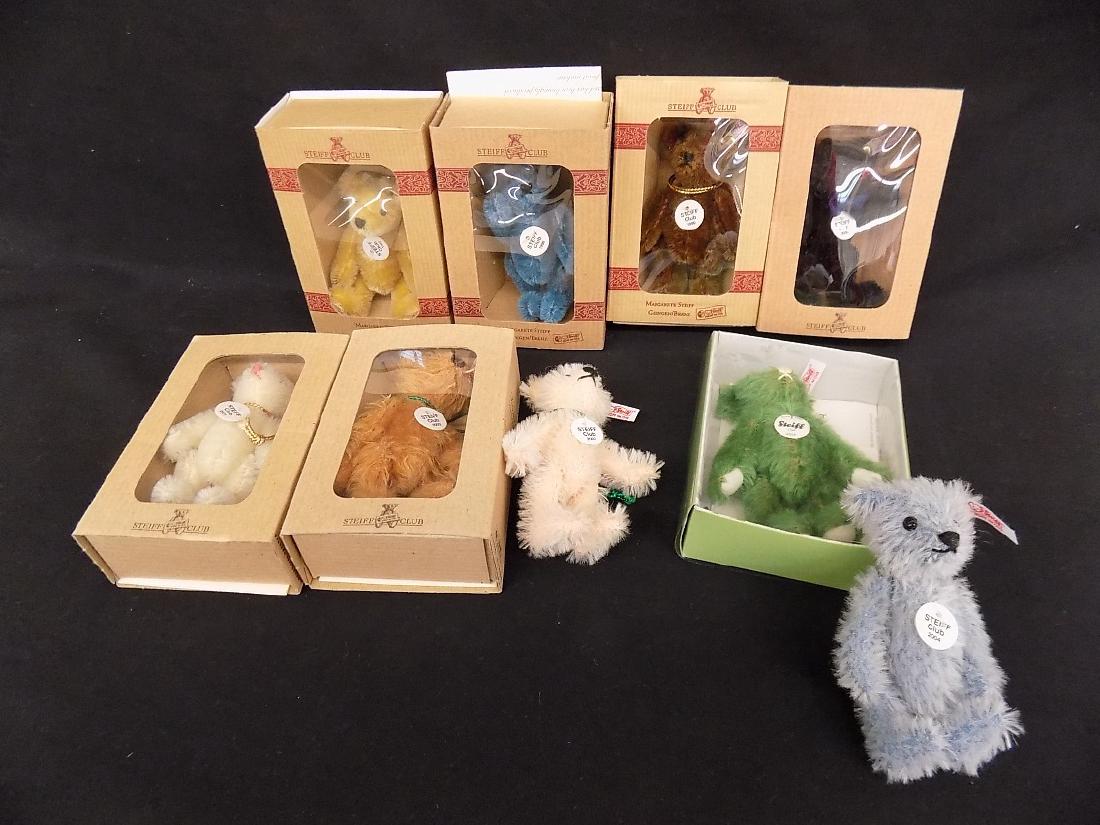Steiff Club Mini Lot of 9 1997-2004: Steiff Club Mini Lot of 9 1997-2004