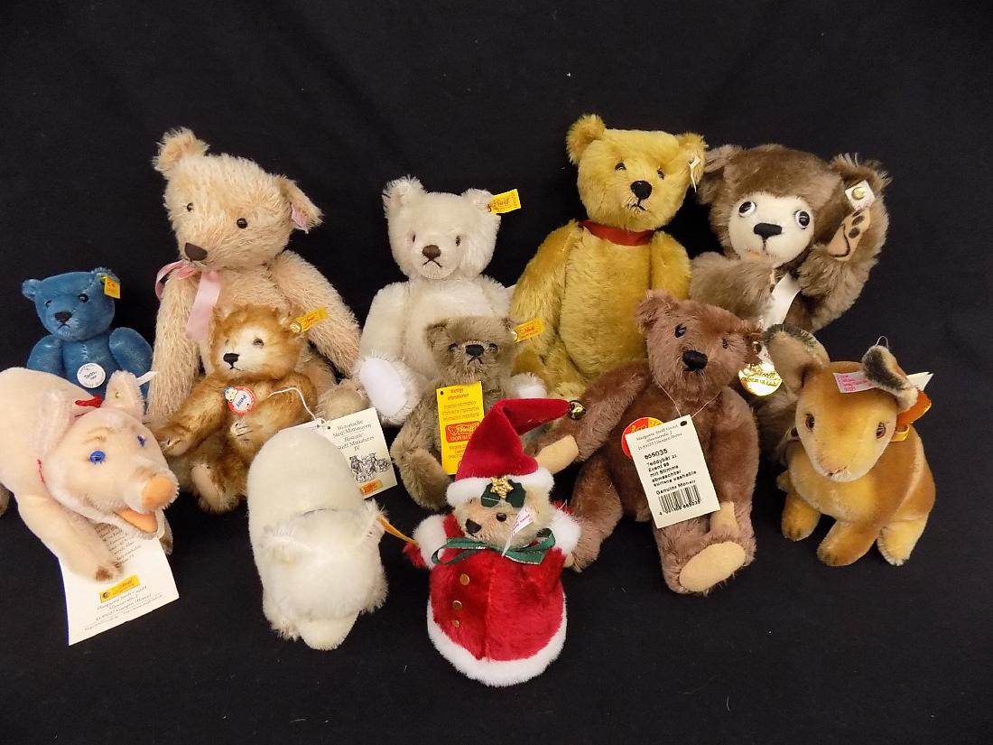 Lot of 12 Misc Steiff Collectibles (1 of 2)