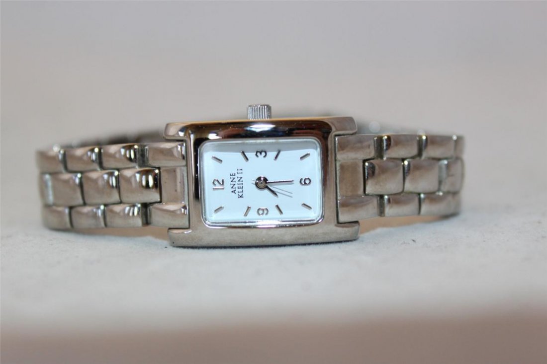 Anne Klein II Watch: Wrist size 7" 17.6 mm Case Stainless Steel Quartz