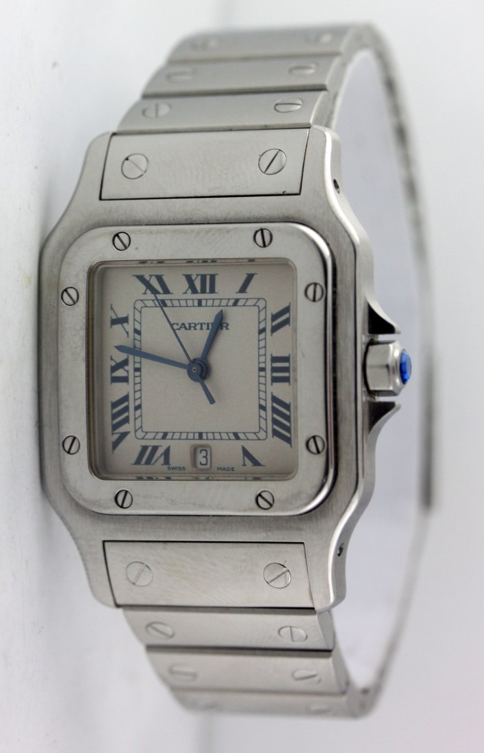 Cartier Ladies Silver Watch CC184391 Roman Numerals (1 of 8)
