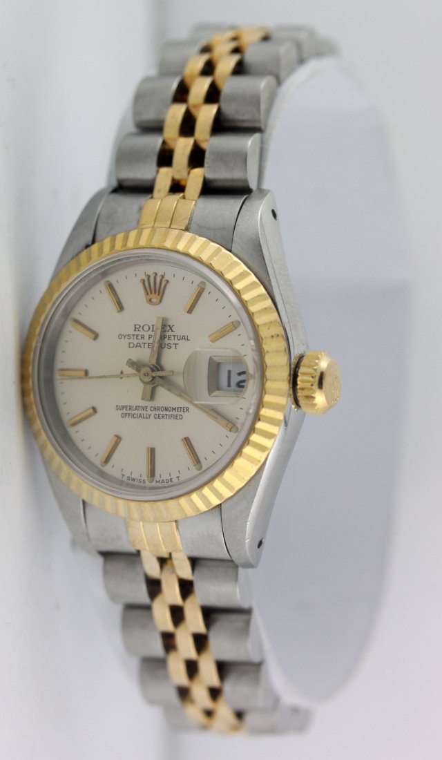 Rolex 69173 Datejust Two Tone 18K Ladies Watch 1987 (1 of 7)