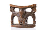 Headrest, 19th century - Papua New Guinea - Huon Gulf,