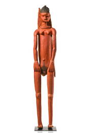 Very rare standing female figure - D. R. Congo,