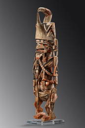 Magnificent "malagan" figure - Papua New Guinea - Bismarck Archipelago - New Ireland