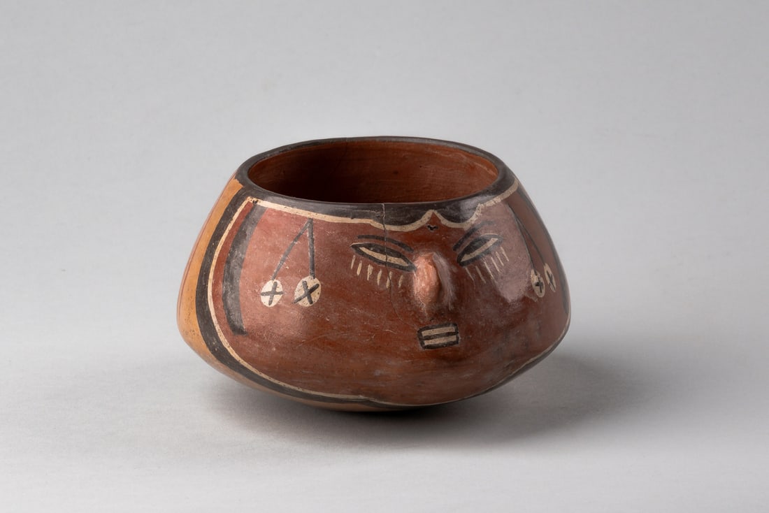 Head vessel, Middle Horizon, ca. 700 to 1000 AD - Peru, Wari (Huari) (1 of 6)
