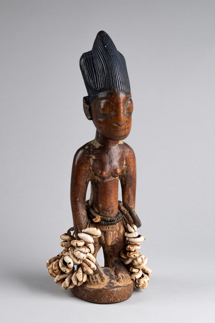 Male twin figure "ere ibeji" - Nigeria, Yoruba, Oyo (1 of 5)