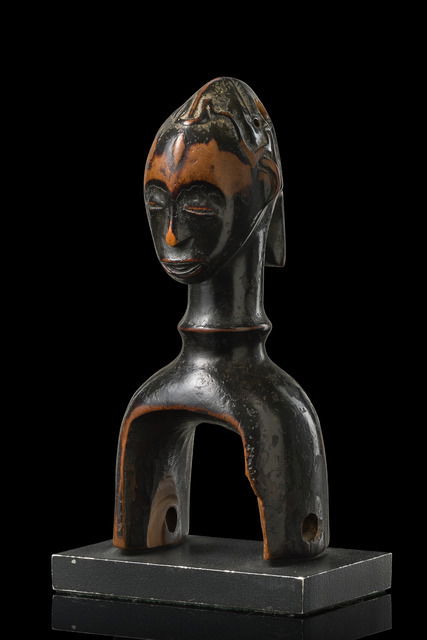 Heddle pulley "kono" with anthropomorphic head - Côte (1 of 5)