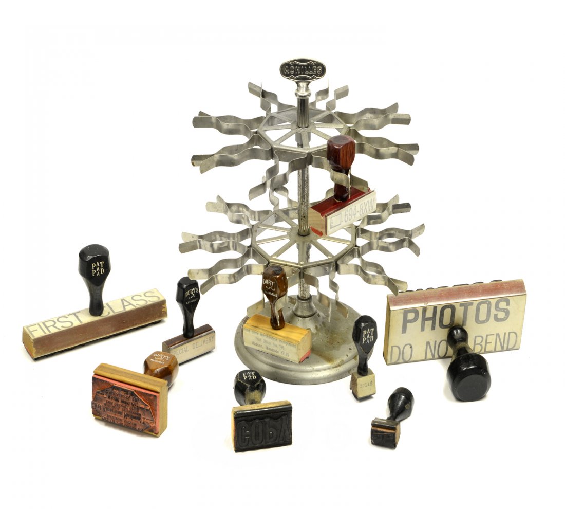 Set of Stamps and Carousel Caddy