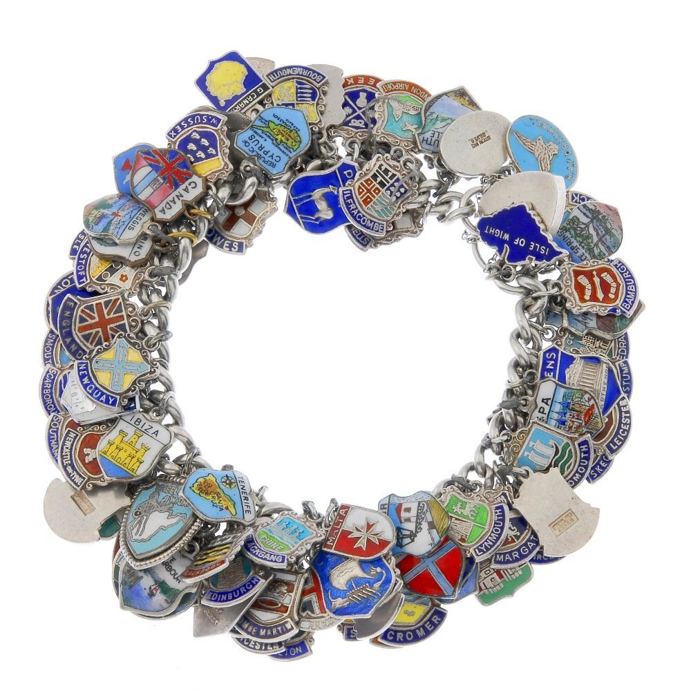 Fully Loaded Enamel on Sterling Silver Travel Charms (1 of 2)