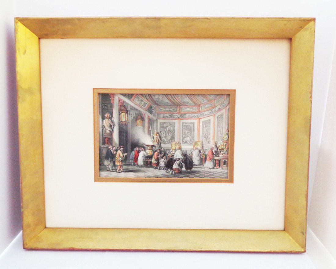Antique Tinted Steel Engraving from China Illustrated (1 of 7)