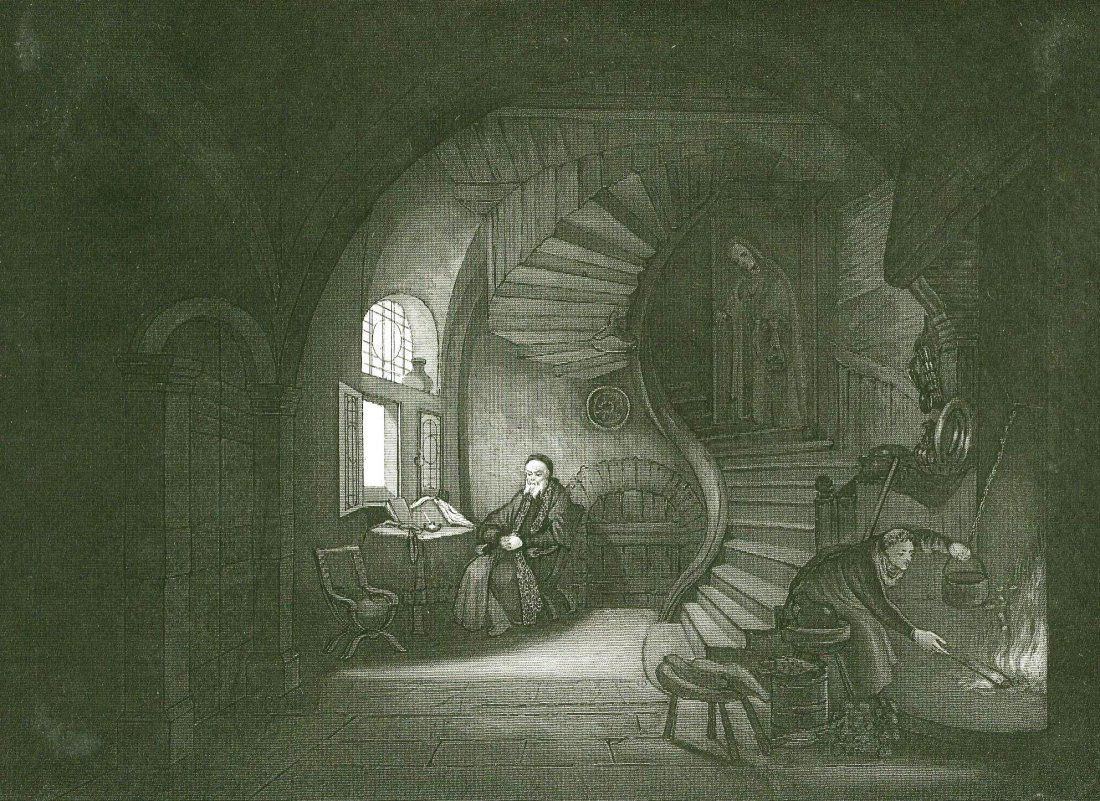 Rembrandt. Philosopher in Meditation. Italy. 19th. (1 of 2)