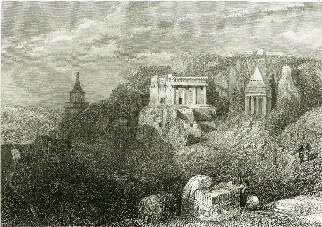 The valley of Jehoshaphat. Israel. 1836. (1 of 3)