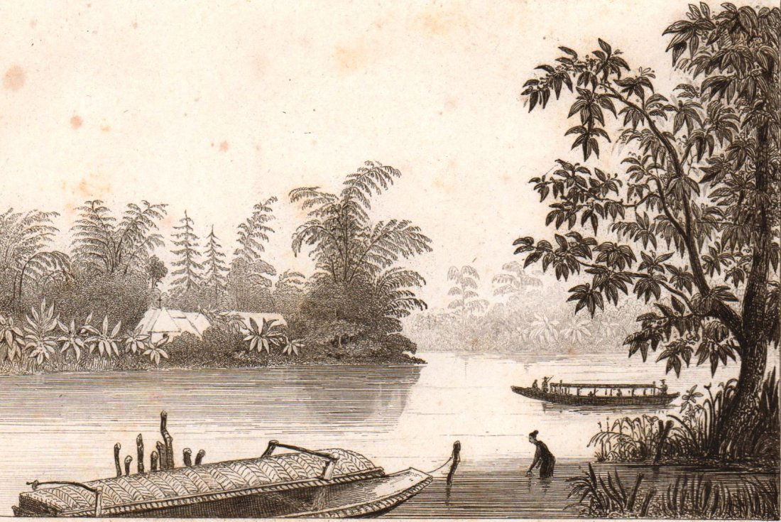 River flow. Philippines. 1836. (1 of 3)