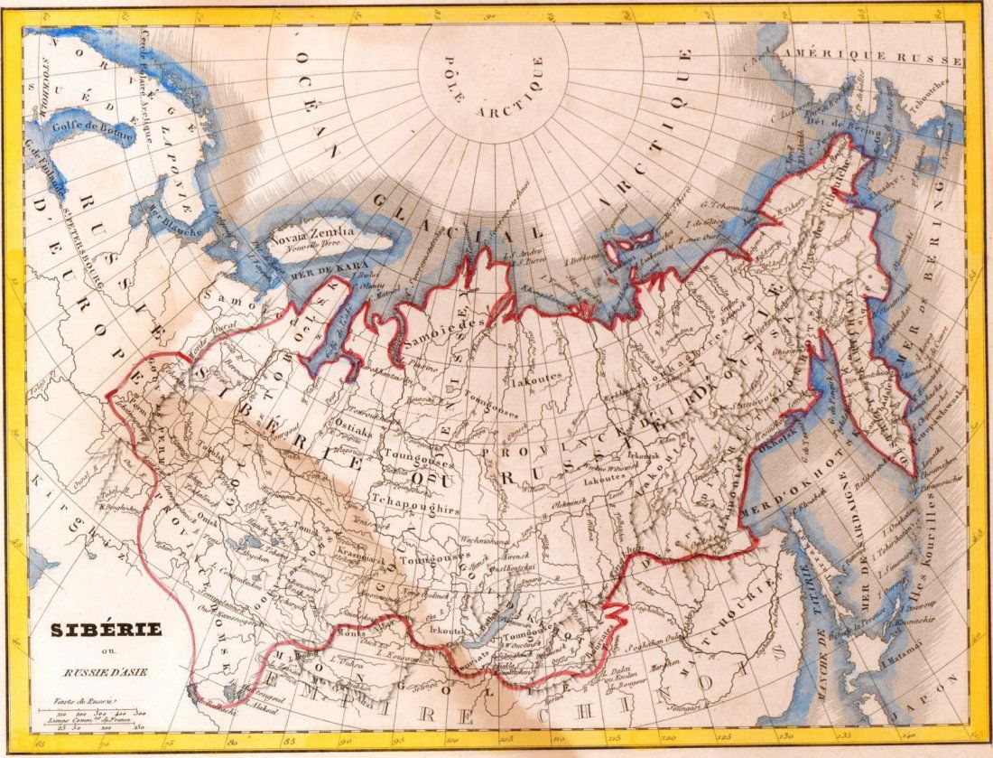 Siberia and Asian Russia. Asia. 1835. (1 of 3)