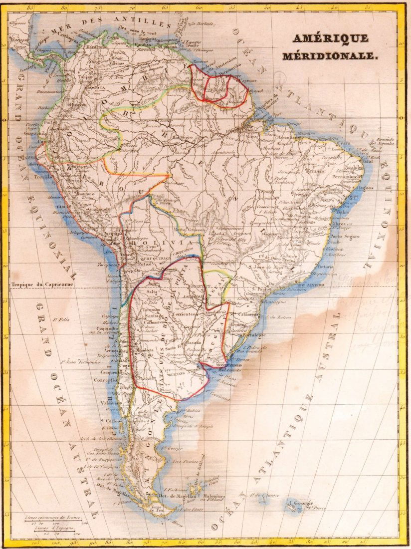 Map of South America. 1835. (1 of 3)