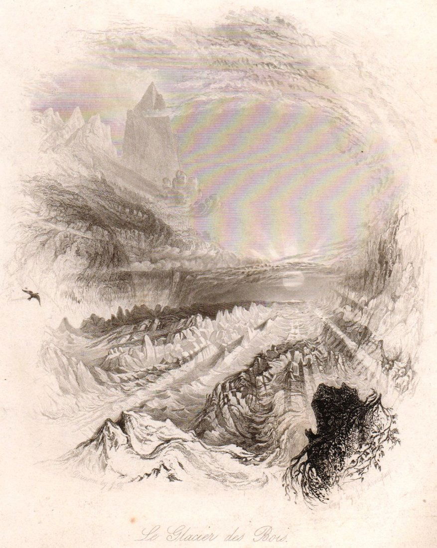John Ruskin. The Glacier des Bois. England. 1843. (1 of 3)