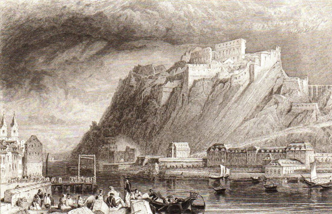Ehrenbreitstein Fortress. Germany. 1828. (1 of 3)