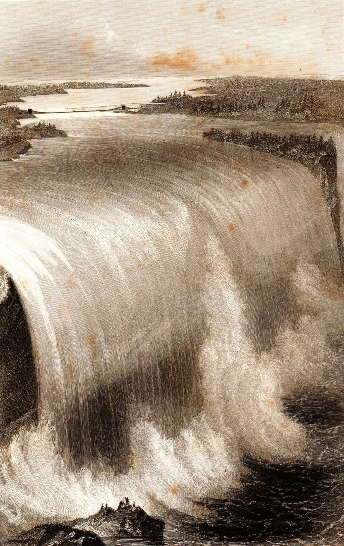 Niagara Falls.Canada/USA. 1860. (1 of 3)