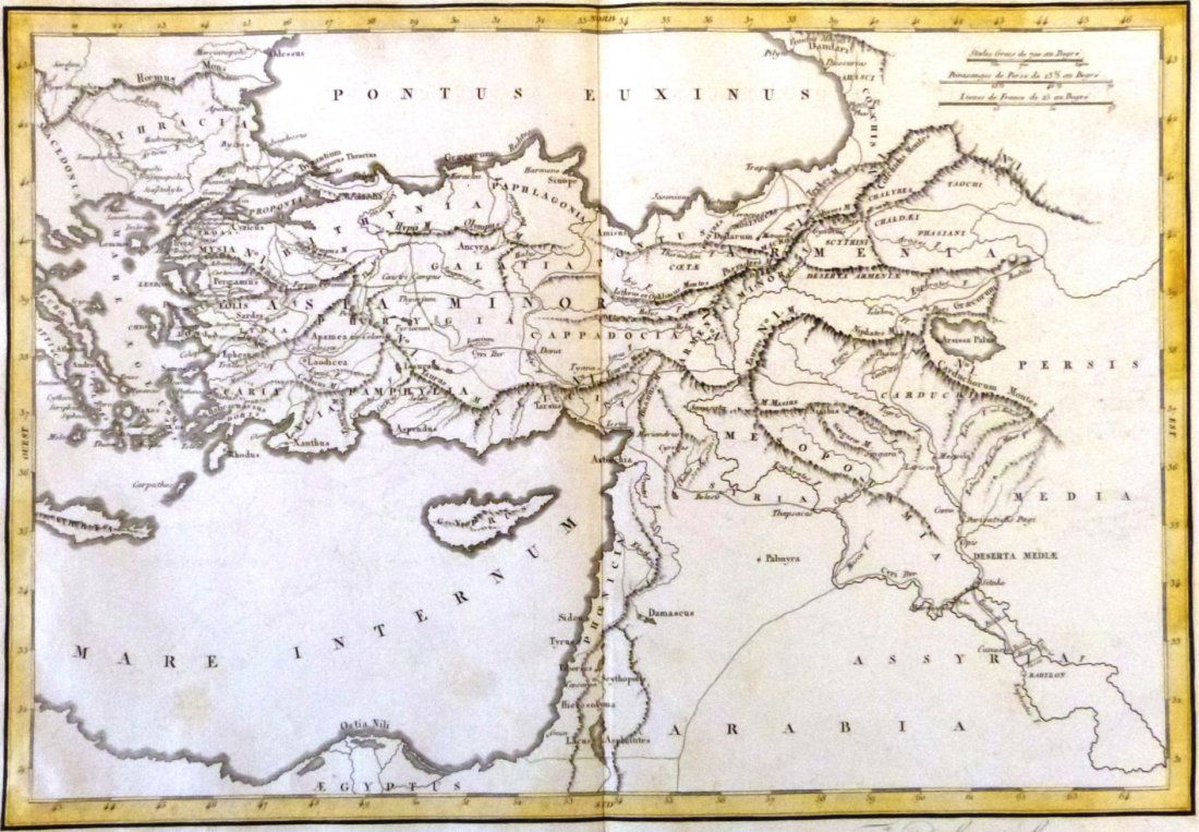 Map of Asia Minor. 1828. (1 of 2)