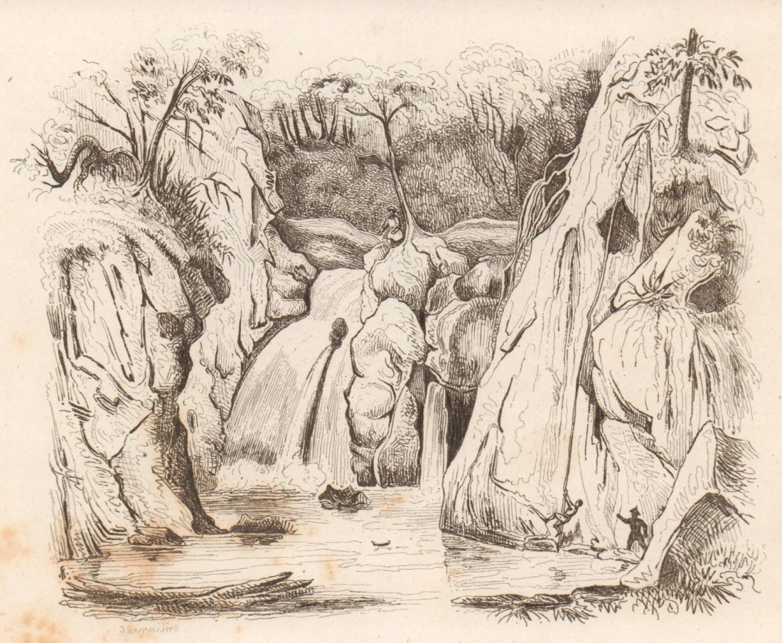 Ravine near Hala Hala. Philippines. 1834. (1 of 3)