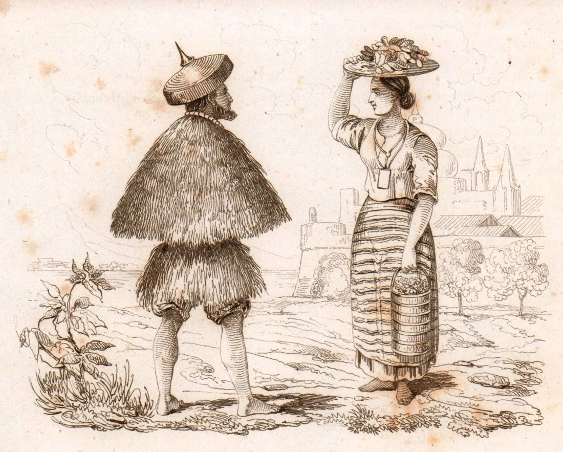 Man and Woman. Ilocos. Philippines. 1834. (1 of 3)