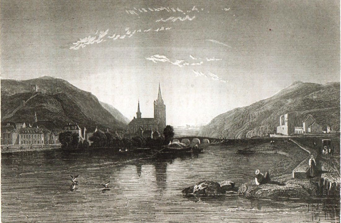 View of the Bingen. Germany. 1859. (1 of 3)