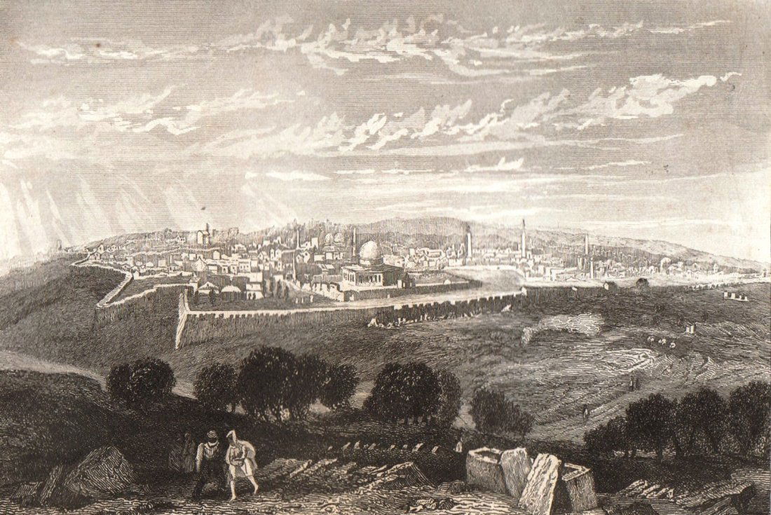 General View of Jerusalem taken from Mount of Olives. (1 of 3)