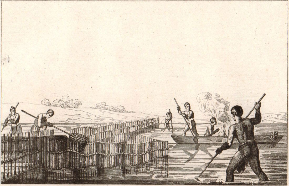 Fishing. United States. North America. 1839. (1 of 3)