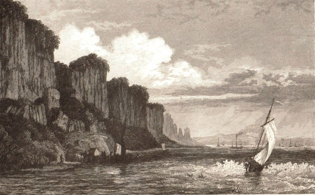 Entrance to the River Hudson. United States. 1839. (1 of 3)